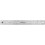 Acme Stainless Steel Ruler W/Non-Slip Cork Back 12"-Silver 1