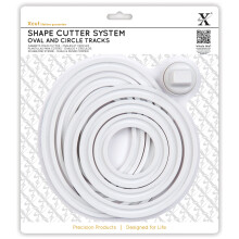 Xcut Shape Cutter System/Cutter Carriage 7pcs-Oval & Circle Tracks