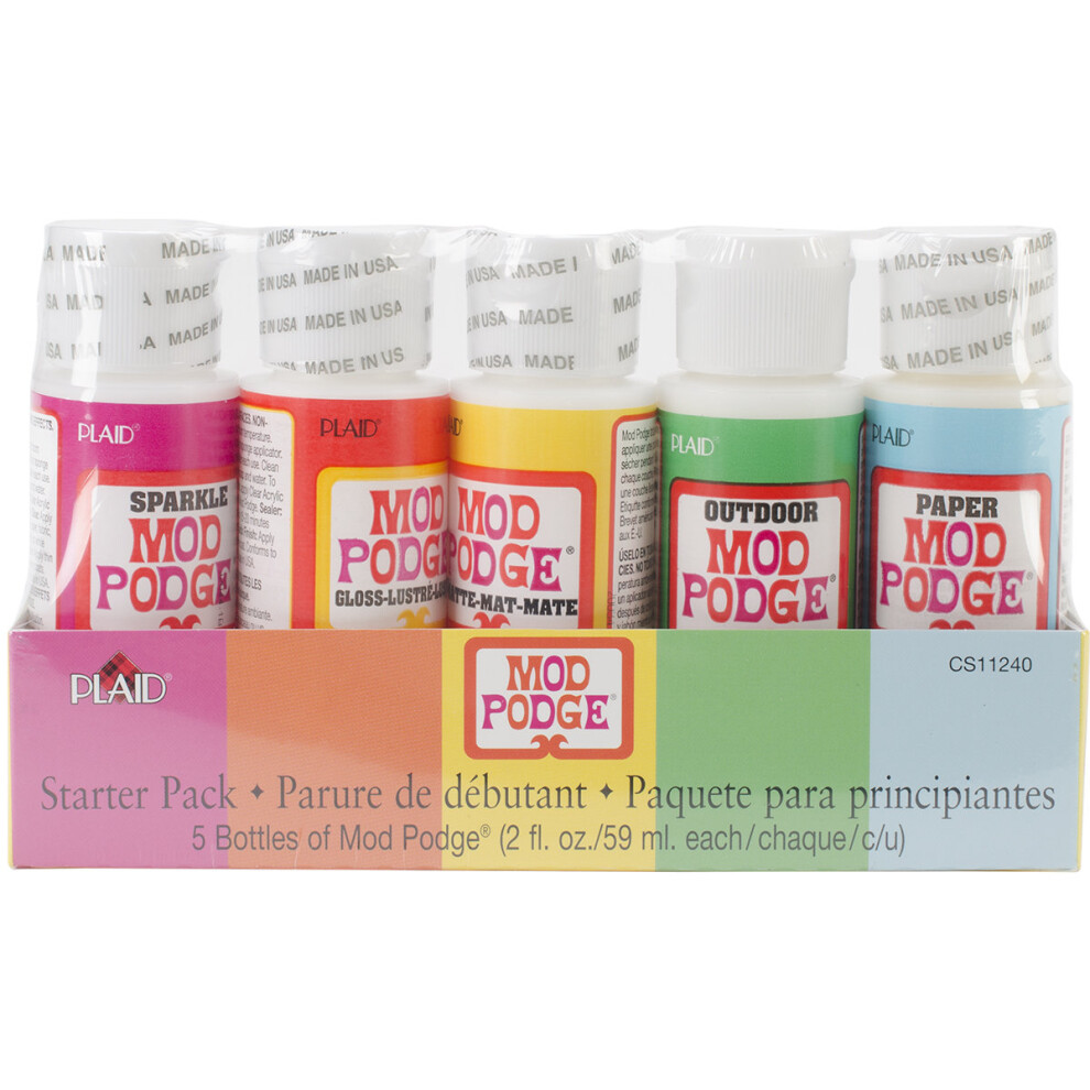 Mod Podge Starter Pack 5/Pkg-2oz