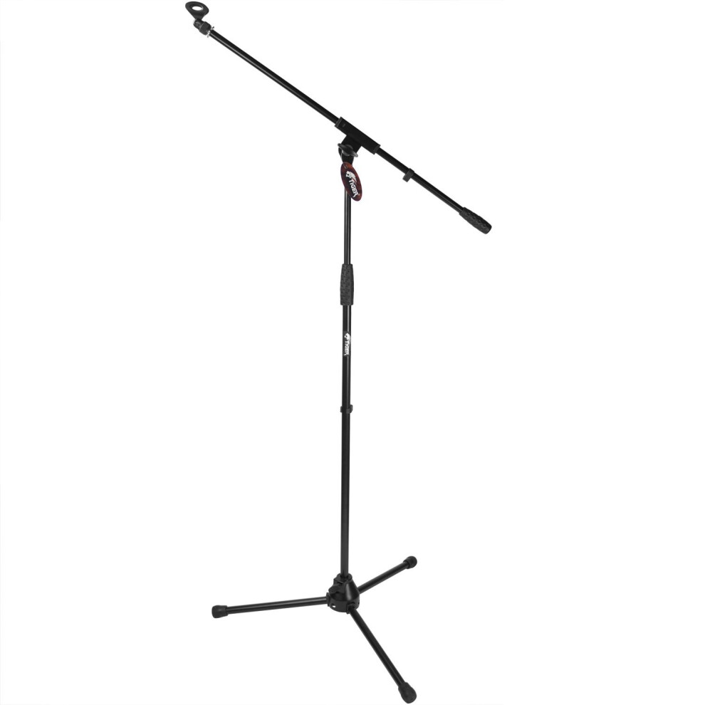 Tiger MCA7-BK Boom Microphone Stand with Free Clip - Black