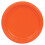 23cm Orange Party Plates, Pack of 16 1