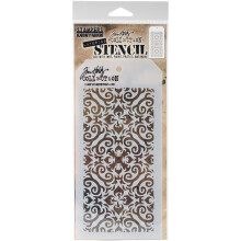 Stampere Anonym Tim Holtz Layered Stencil 4.125 """" x8.5 """" Tr?er