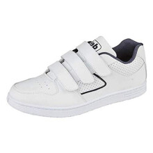Dek Mens Trainers Touch Strap White 7 UK