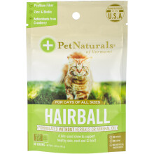 Pet Naturals, Haarballen, Für Katzen, Alle Größen, 30 Leckerlis, 1,59 Unzen (45 g)