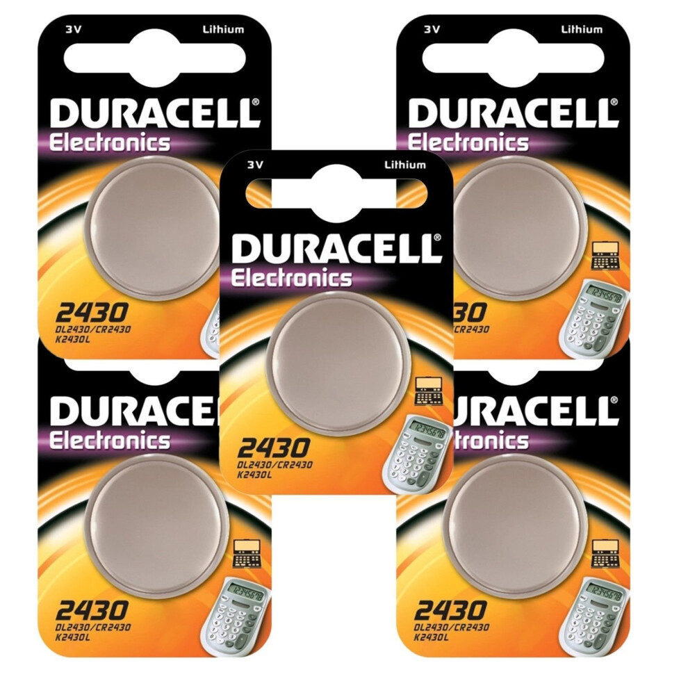 SeeLank(TM) 5 DL2430 DURACELL Lithium Batteries CR2430 2430 K2430L