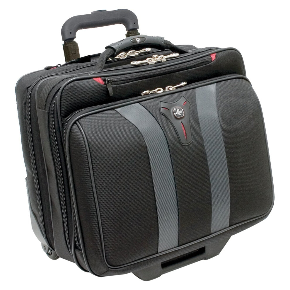 Wenger 600659 GRANADA 17" Wheeled Laptop Case Black/Grey {29 Litres}