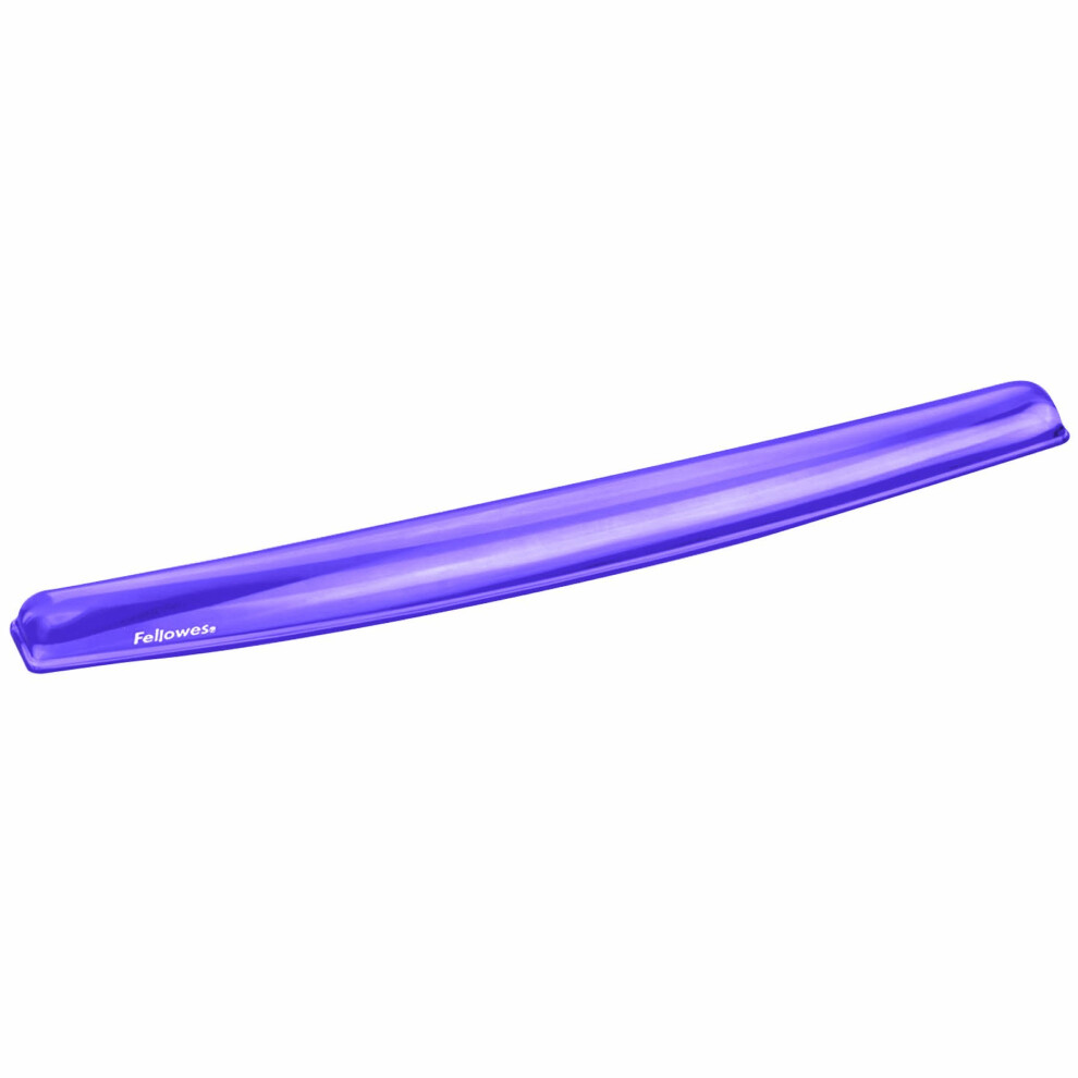 Fellowes Crystals Gel Keyboard Wrist Support - Purple