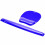Fellowes Fellowes Crystals Gel Keyboard Wrist Support - Purple 3
