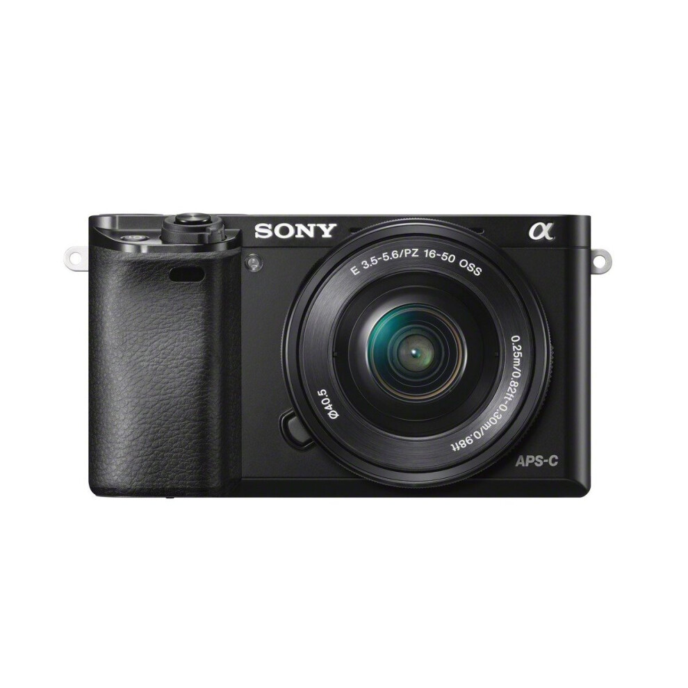 Sony ILCE6000LB Compact System Camera with SELP1650 Lens Kit - Black-image-OPC-PKWVT7-NEW