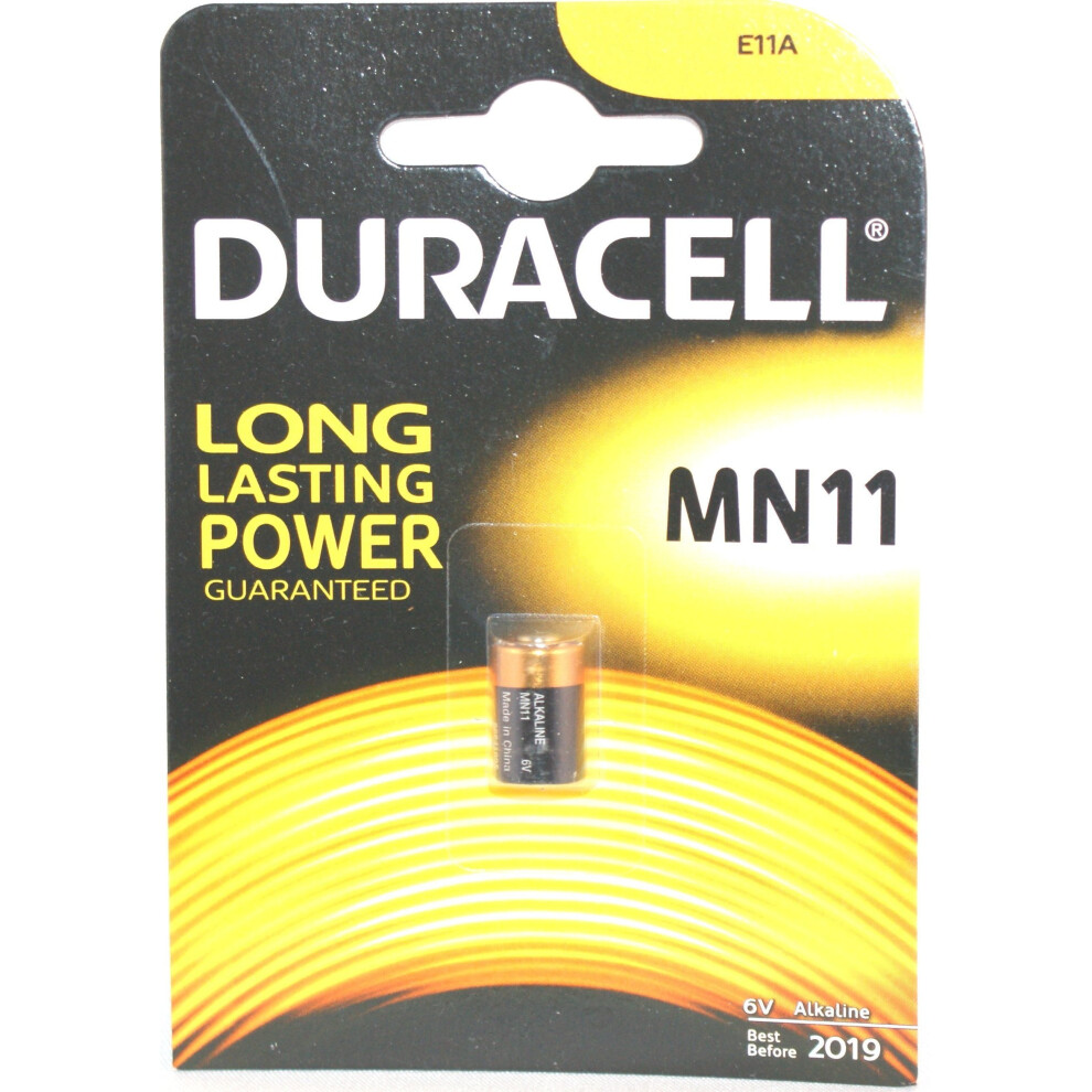 Duracell Alkaline MN11,  1 Battery in a Pack