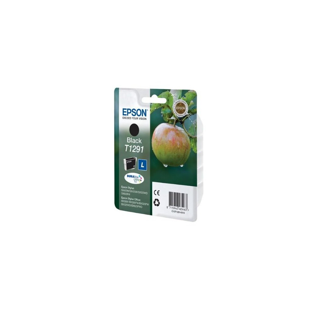Epson Printer Cartridge T1291 Ink Cartridge - C13t12914010 (Epson) Black
