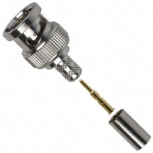 Bw 10 X Bnc Male Crimp-On Crimp On Connectors Plugs Rg59 Cctv Dvr