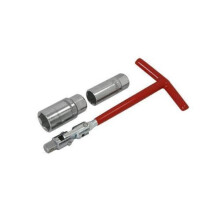 neilsen CT3063 Spark Plug Socket Wrench Set - Red