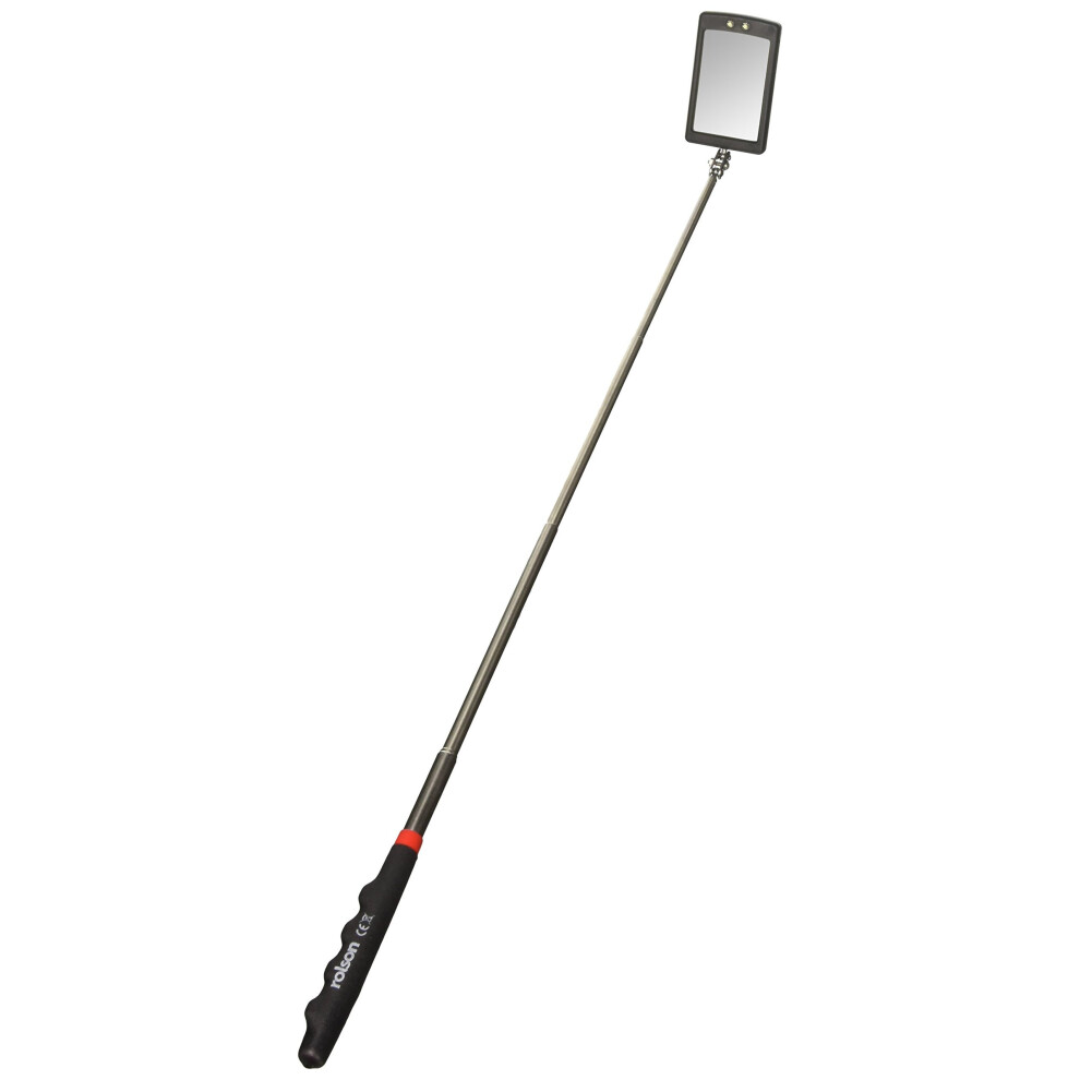 Rolson 60515 Two LED Telescopic Inspection Mirror