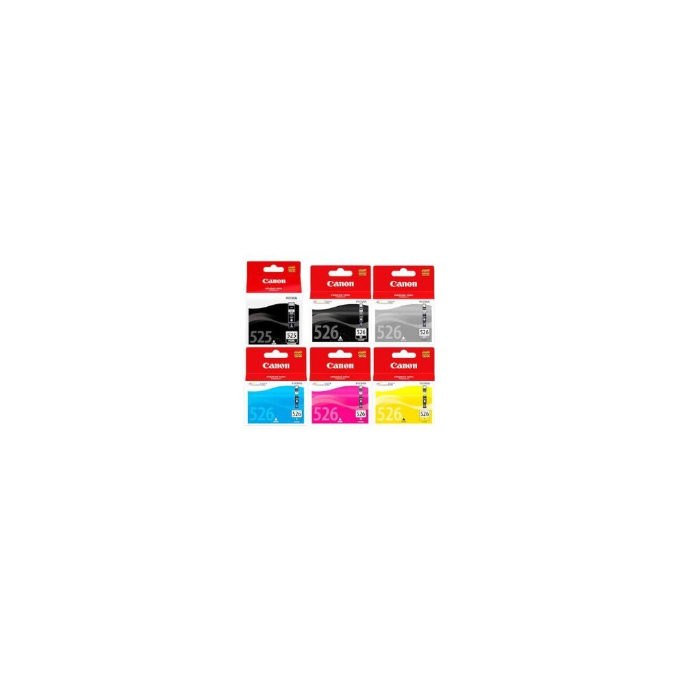 Canon Original Ink Cartridges - Multicoloured (Pack of 6)