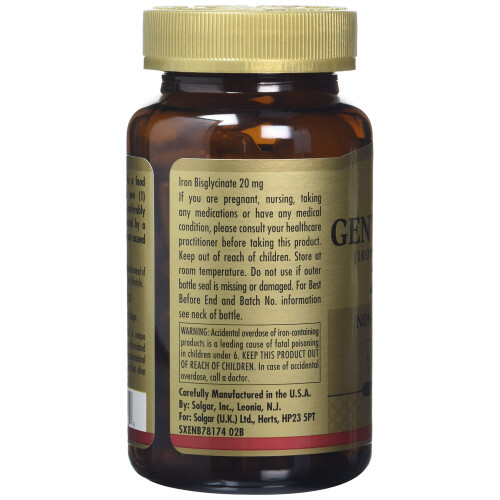Solgar Solgar, Fer Doux, 25 mg, 180 Capsules Végétales 2