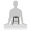 Raised Dog Bowl Stand 1 x 1600ml Food Feeder Double Water 300mm High 4