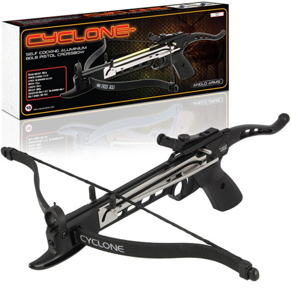 Anglo Arms- CYCLONE Aluminium Self Cocking Crossbow For Hunting and Sport Shooting