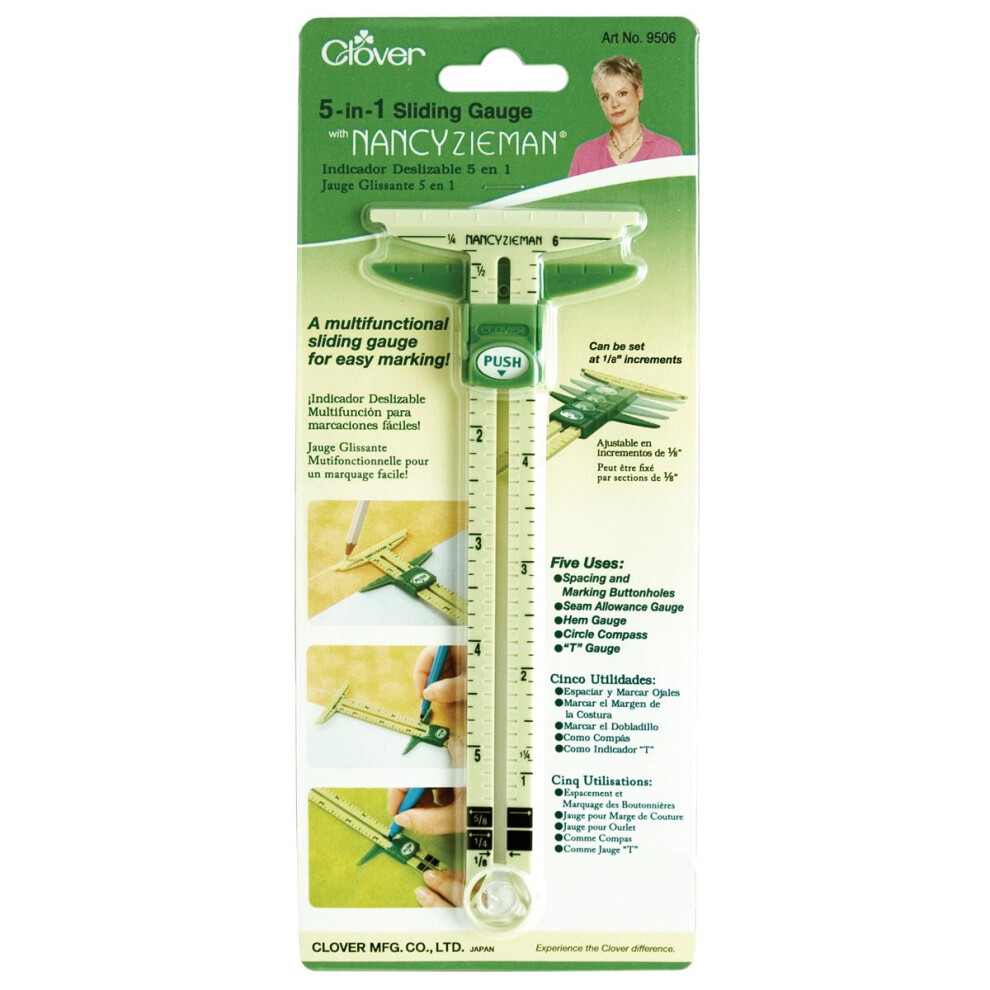 Clover 5-In-1 Sliding Gauge By Nancy Zieman-6