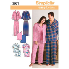 SIMPLICITY PLUS SIZE WOMEN AND MENS PAJA-XL XXL XXXL