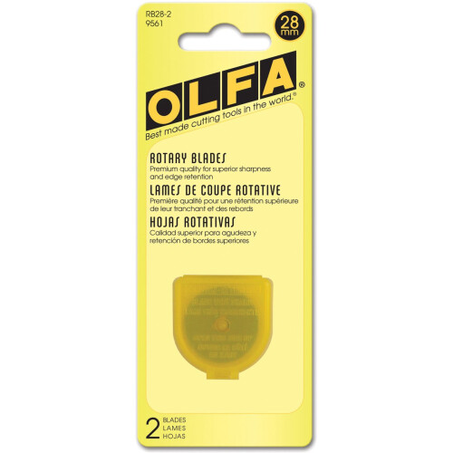 OLFA Rotary Blade Refill 28mm-2/Pkg