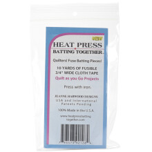 Heat Press Batting Together - White-.75"X10yd