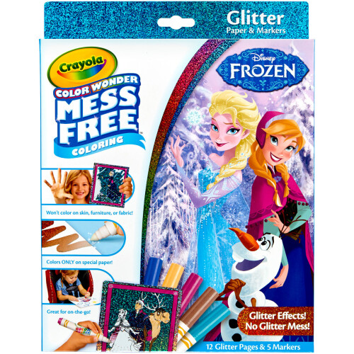 Crayola Crayola Color Wonder Glitter Set-Frozen