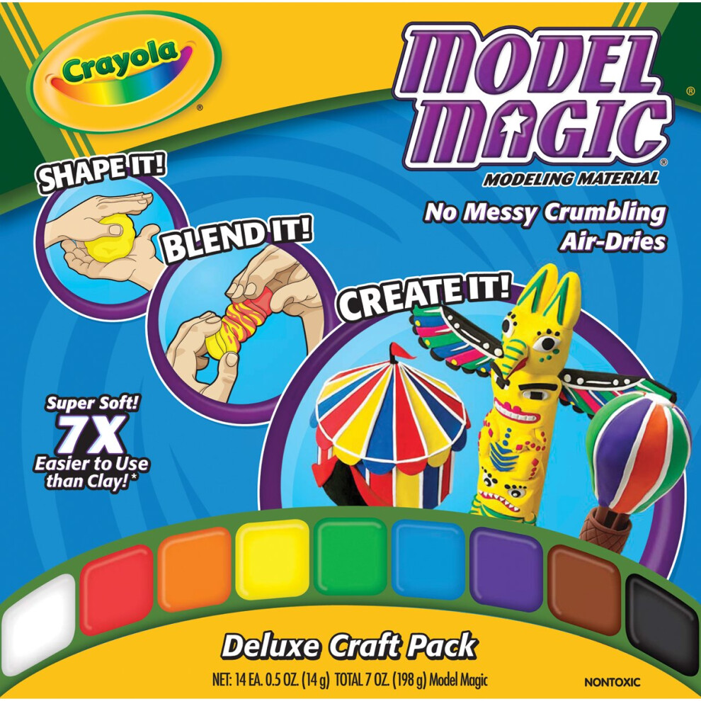 Crayola Model Magic .5oz 14/Pkg-Assorted Colors