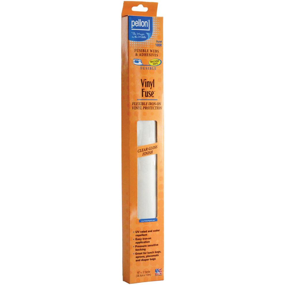 Pellon Vinyl Fuse Flexible Vinyl Stabilizer-Clear Gloss 15"X2yd