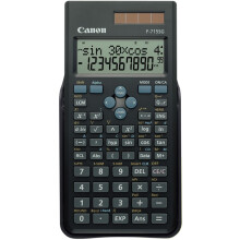 Wissenschaftlicher Taschenrechner CANON F-715SG - 10 Ziffern + 2 Exponenten - Solarpanel, Batterie - Schwarz