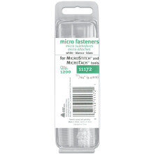 Avery Fasteners Micro Stitch Fastener Refills 4.4mm-White 1,200/Pkg