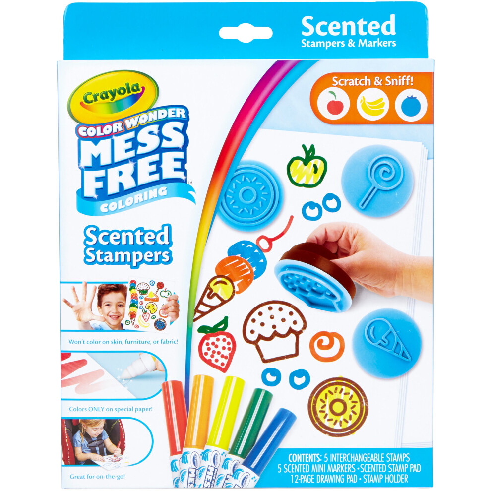 Crayola Color Wonder Scented Stampers & Markers Set-