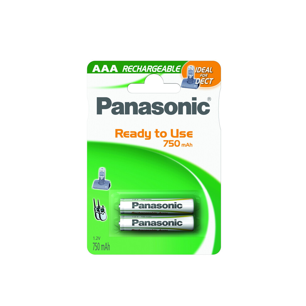 Panasonic 1678 R2U P03 AAA 750 mAh Evolta Rechargeable Battery