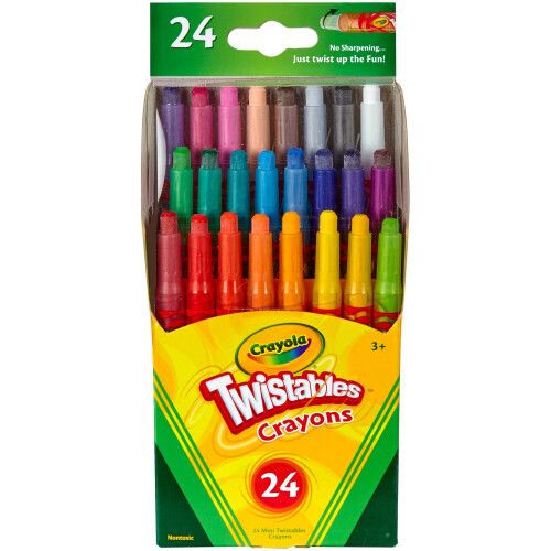 Crayola Crayola Twistables Mini Twistable Buntstifte 24er Pack