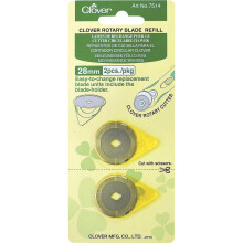 Clover Rotary Blade Refills 28mm 2/Pkg-
