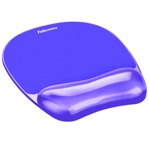 Fellowes Fellowes Crystals Gel Mouse Pad/Wrist Support - Purple 1