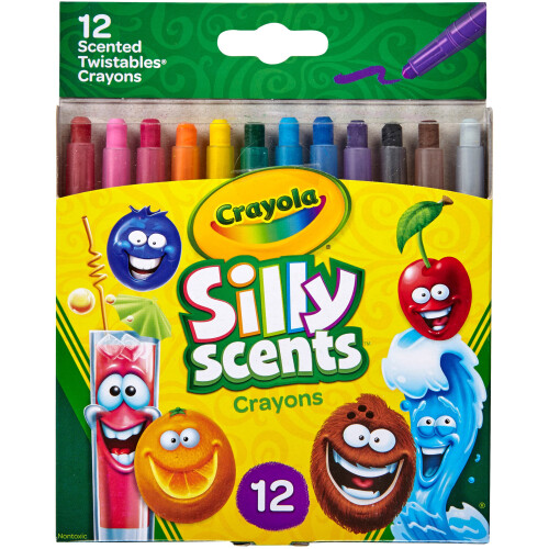 Crayola Crayola Silly Scents Twistables Mini Crayons-12/Pkg