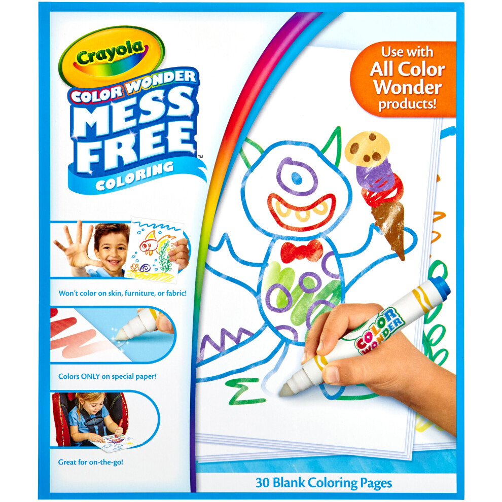 Crayola Color Wonder Refill Paper-10"X8.5" 30/Pkg