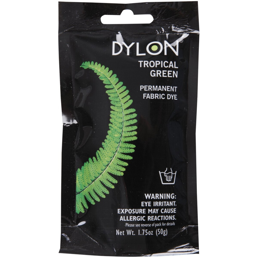 Dylon Permanent Fabric Dye 1.75oz-Tropical Green