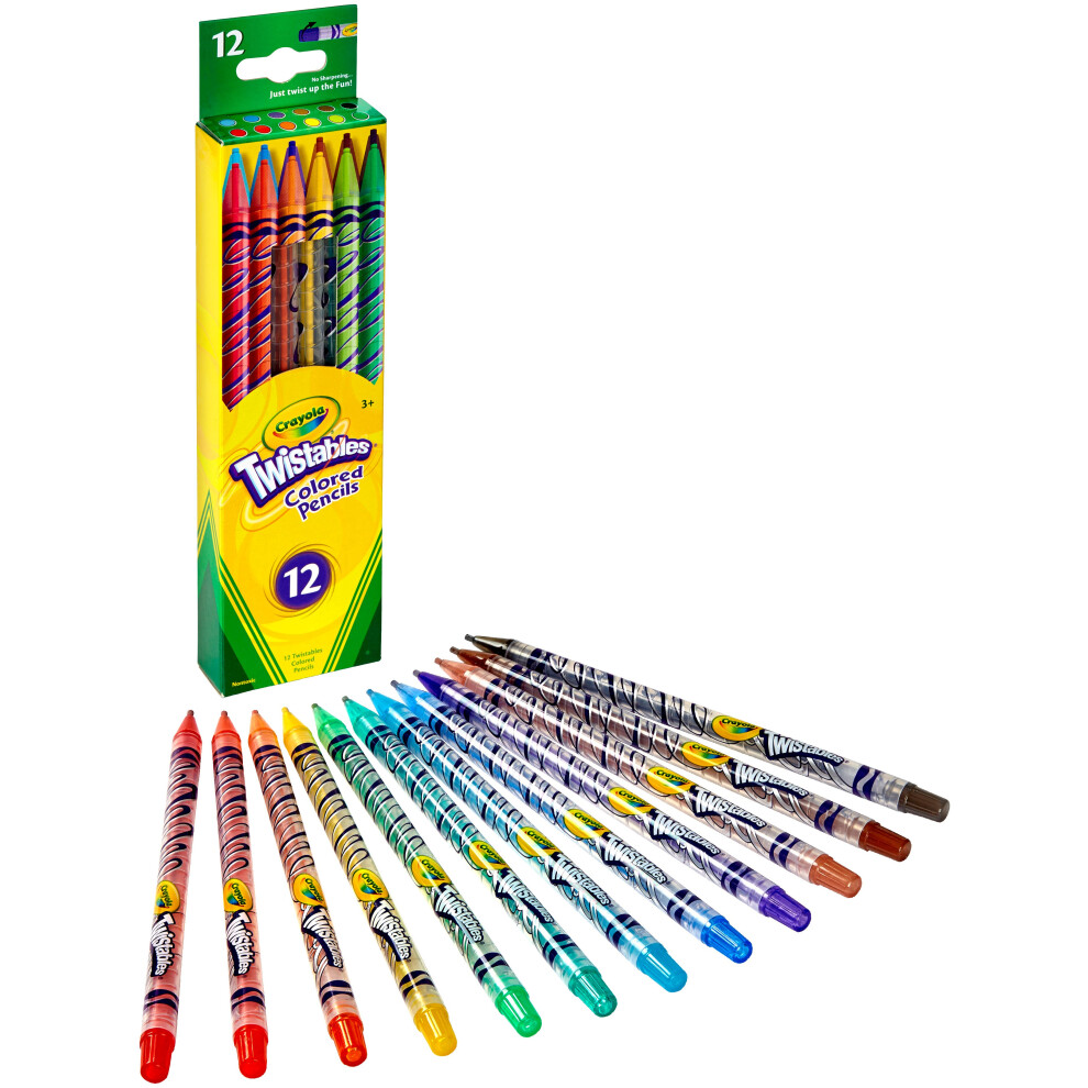 Crayola Twistables Colored Pencils-12/Pkg Long