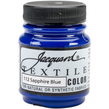 Jacquard Textile Color Fabric Paint 2.25oz-Sapphire Blue