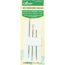 Clover Huck Embroidery Needles-Assorted 3/Pkg