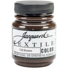 Jacquard Textile Color Fabric Paint 2.25oz-Brown