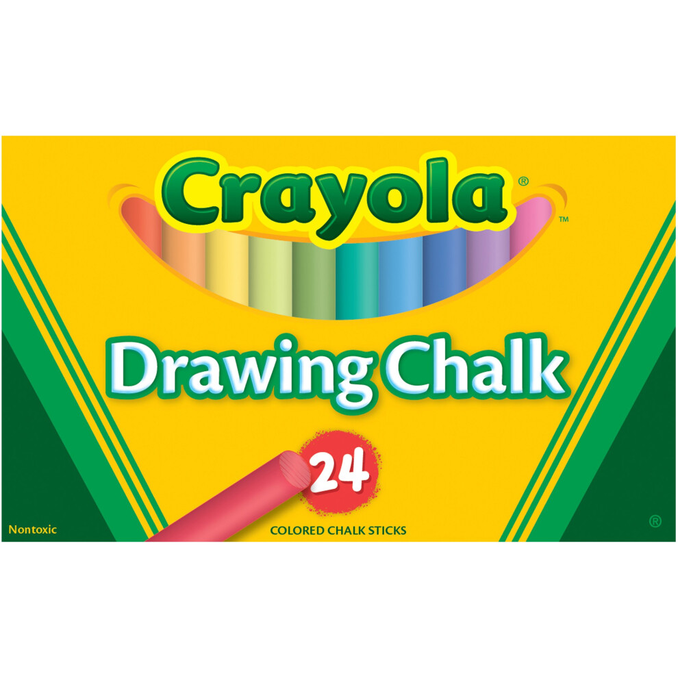 Crayola Drawing Chalk-24/Pkg