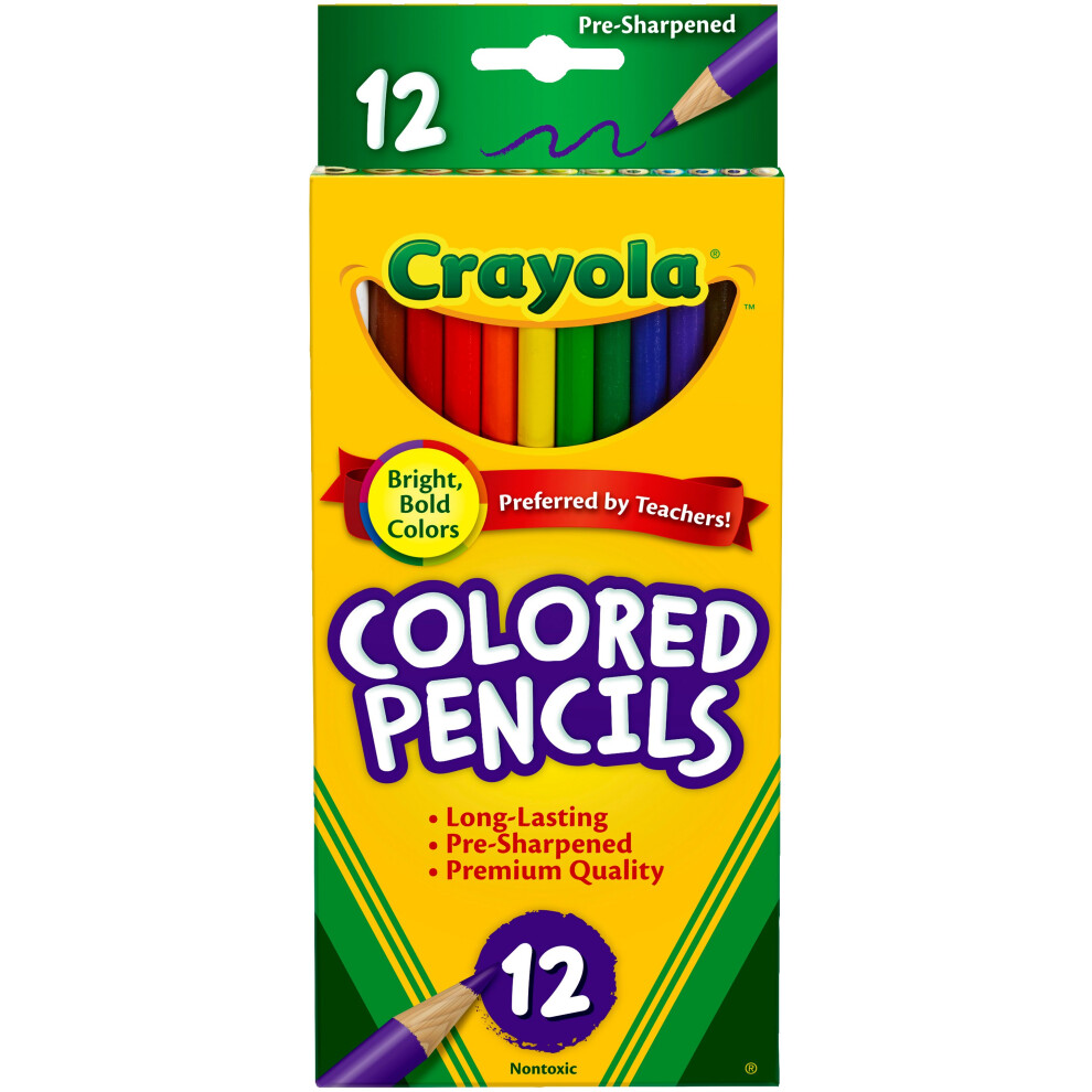 Crayola Colored Pencils-12/Pkg Long