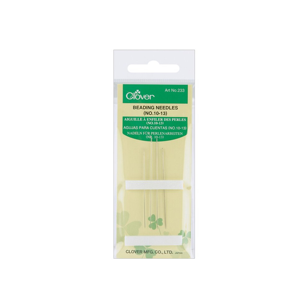 Clover Beading Hand Needles-Size 10/13 4/Pkg