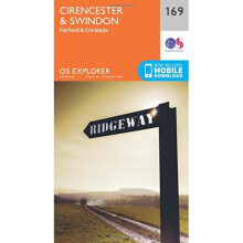 OS Explorer Map (169) Cirencester and Swindon, Fairford and Cricklade