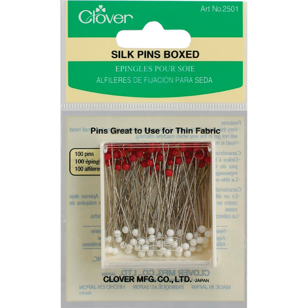 Clover Silk Pins-100/Pkg