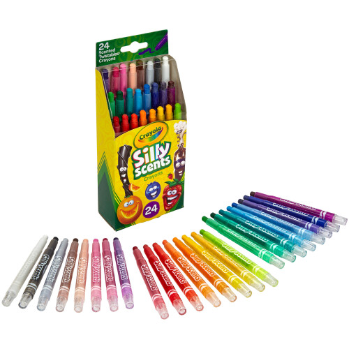 Crayola Crayola Silly Scents Twistables Mini Crayons-24/Pkg