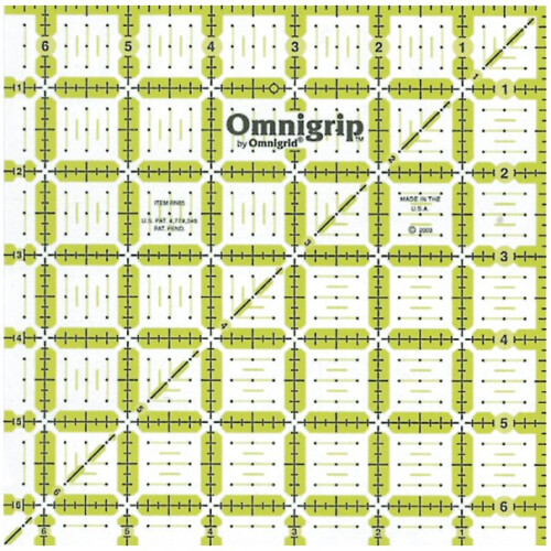 Omnigrip By Omnigrid Non-Slip Quilter's Ruler 6.5"X6.5"-